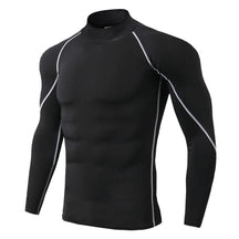 Camisa Manga Longa FitGym Camisa Manga Longa FitGym Sabinovision Preto Linha Cinza M 