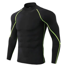 Camisa Manga Longa FitGym Camisa Manga Longa FitGym Sabinovision Preto Linha Verde M 