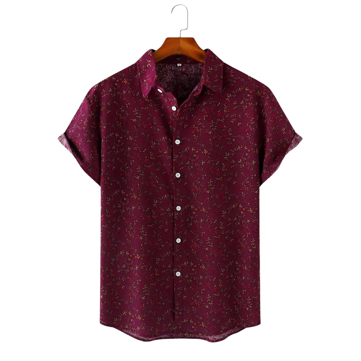 Camisa Masculina Estampa Floral Camisa Masculina Estampa Floral espaço shop P 