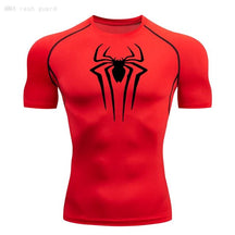 Camisa Masculina Rashgard Spider Camisa Masculina Rashgard Spider Sabinovision Vermelho e Preto P 