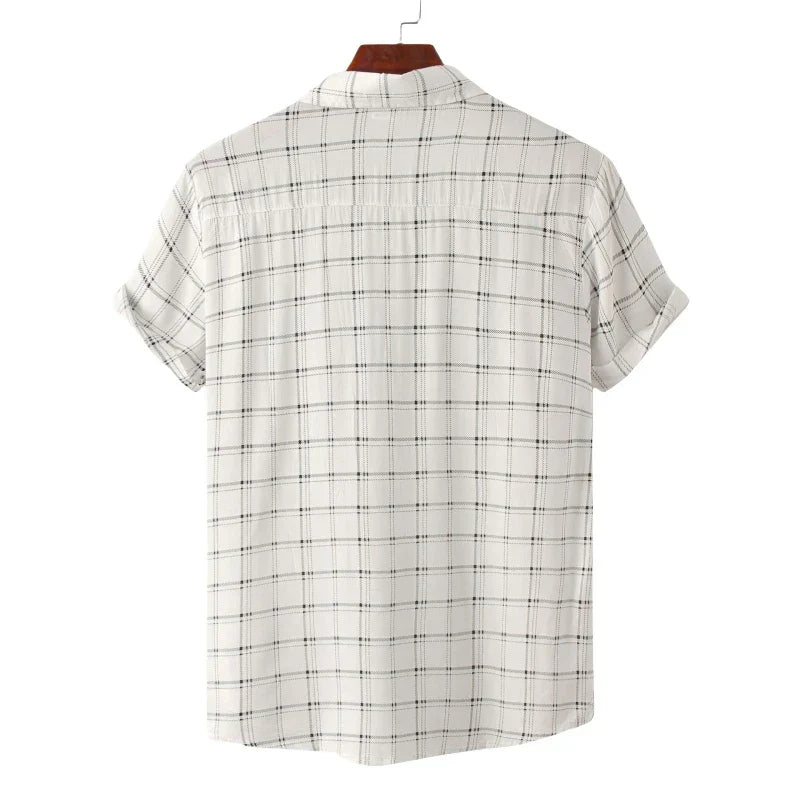 Camisa Masculina Xadrez Leve Camisa Masculina Xadrez Leve espaço shop 