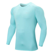 Camisa Rashguard Surf Camisa Rashguard Surf Sabinovision Azul Ciano P 