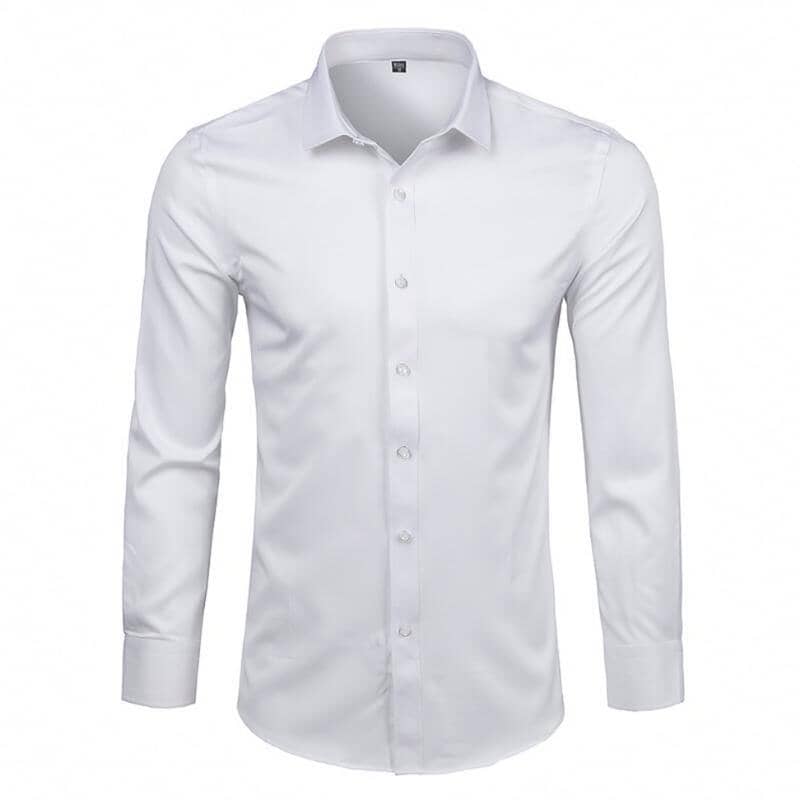 Camisa Social Lisa Conforto Anti Amassado Camisa Social Lisa Conforto Anti Amassado Manfine Branco P 