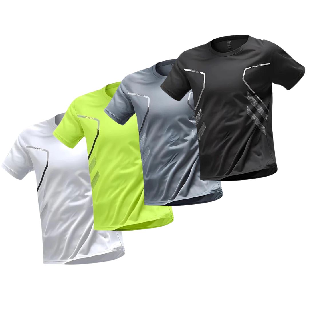 Kit 4 Camisetas Masculina de Treino FitPro Kit 4 Camisetas Masculina de Treino FitPro Comand Kit 4 Day Use P 