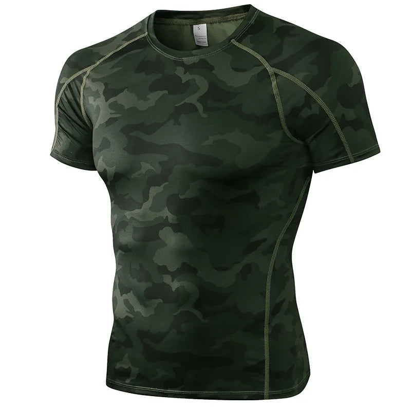 - Kit Camisa masculina de Compressão estilo militar Fit Nax 1 organax 