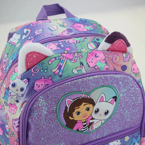 Mochila Escolar Infantil Feminina Desenho Animado Com Brilho comandshoes 