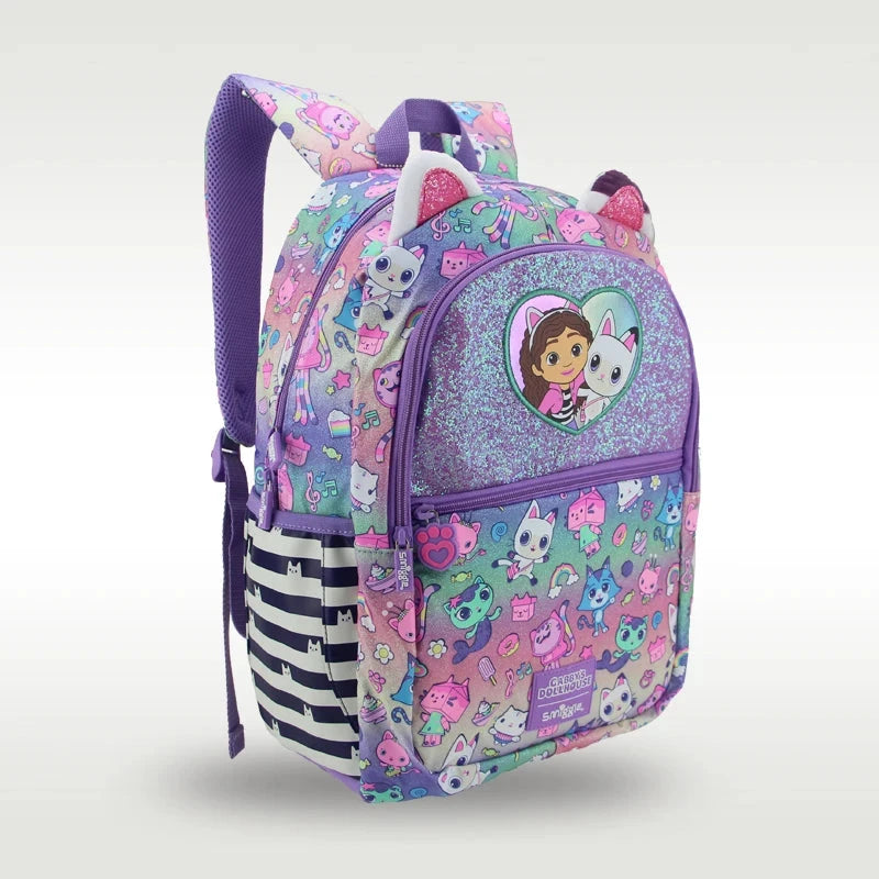 Mochila Escolar Infantil Feminina Desenho Animado Com Brilho comandshoes 