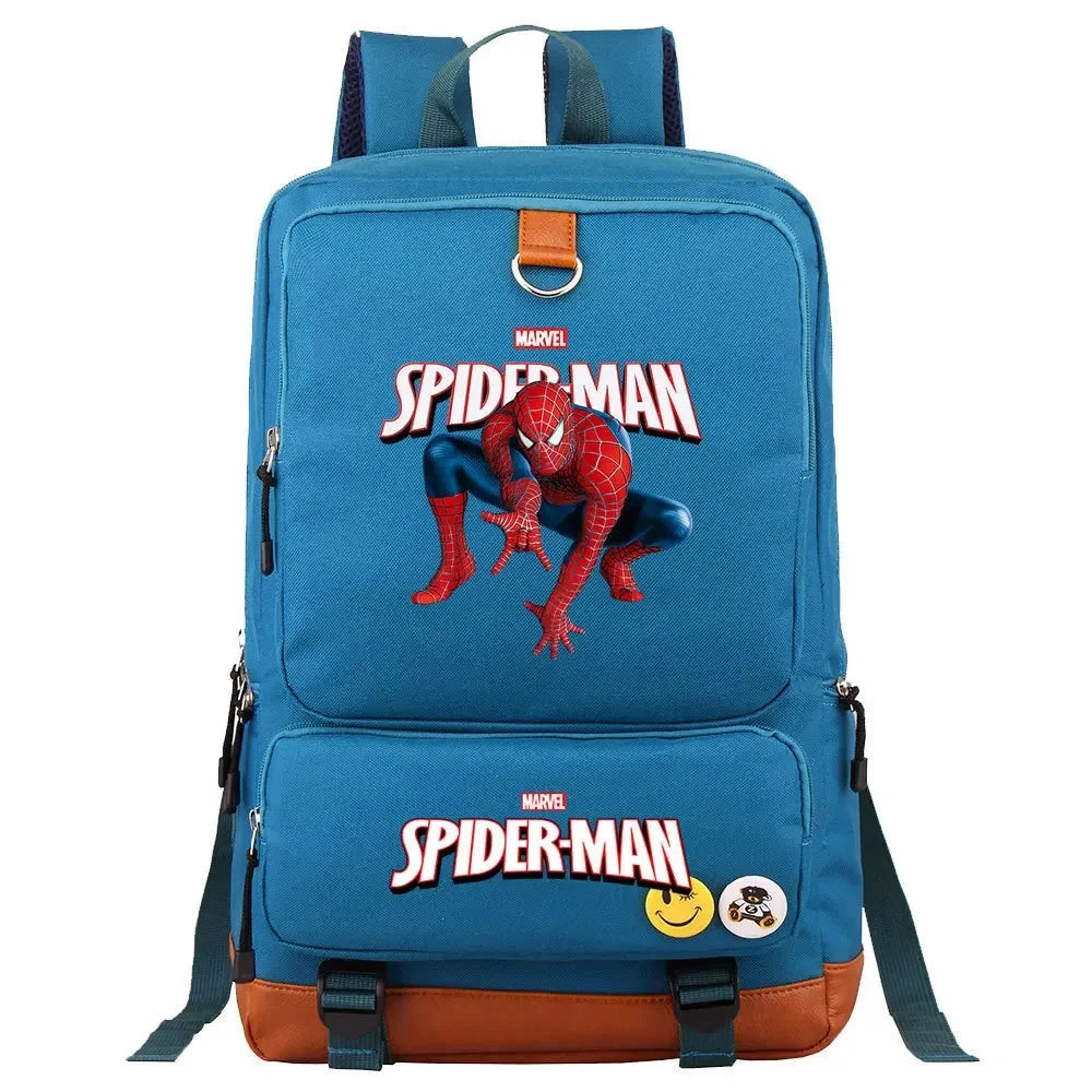 Mochila escolar Infantil Masculina De Grande Capacidade Estampa Super Herói Mochila escolar Infantil Masculina De Grande Capacidade Estampa Super Herói comandshoes Azul 