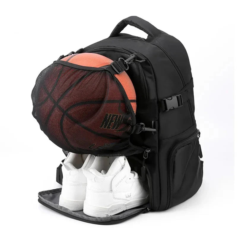 Mochila Esportiva De Basquete Com Compartimentos Para Bola E Sapato Mochila Esportiva De Basquete Com Compartimentos Para Bola E Sapato comandshoes 