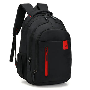 Mochila Multifuncional Impermeável Masculina Com Divisórias comandshoes red-B 