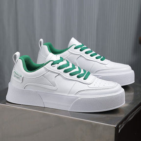 Tênis Masculino Casual - Nivis Tênis Masculino Casual - Nivis COMAND SHOES Branco e Verde 37 